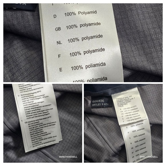 Salewa Ortles 3 GTX Pro Pants Mens M Gore-Tex Pro Alpine Ski Mountaineer - Picture 8 of 16